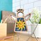 3.5" (H) Celestial Sun Ornament - Handcrafted in Texas - Mother's Angels® Christmas Angel Wings Figurine